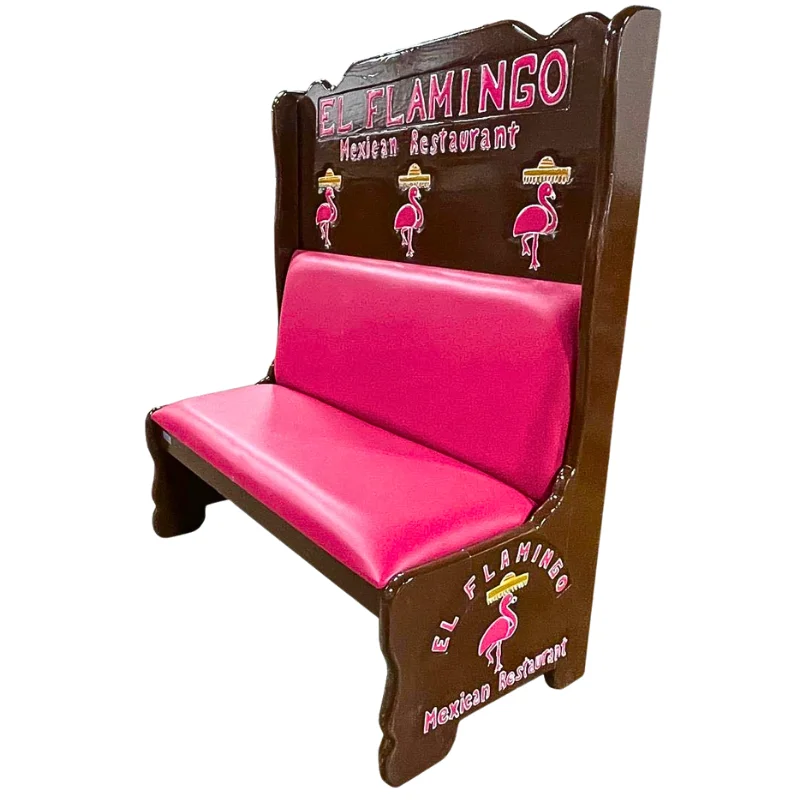 Faelo imports - Booths Rusticos Con Logo - Flamingo Booth