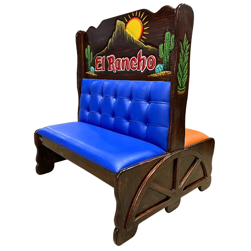 Faelo imports - Booths Rusticos Con Logo - El Rancho Booth 02