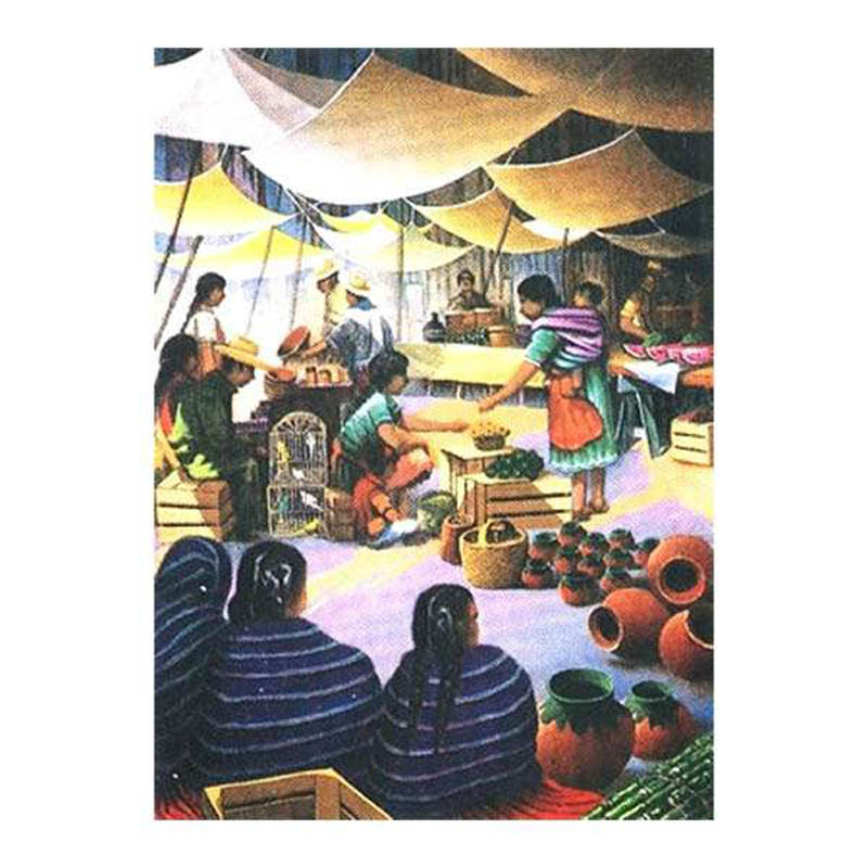 Cuadro Pueblo Mexicano 007