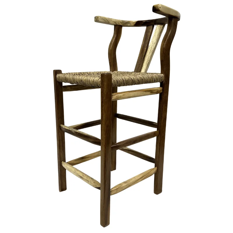 Faelo imports - Sillas de Bar - Silla Bar Tejida 01