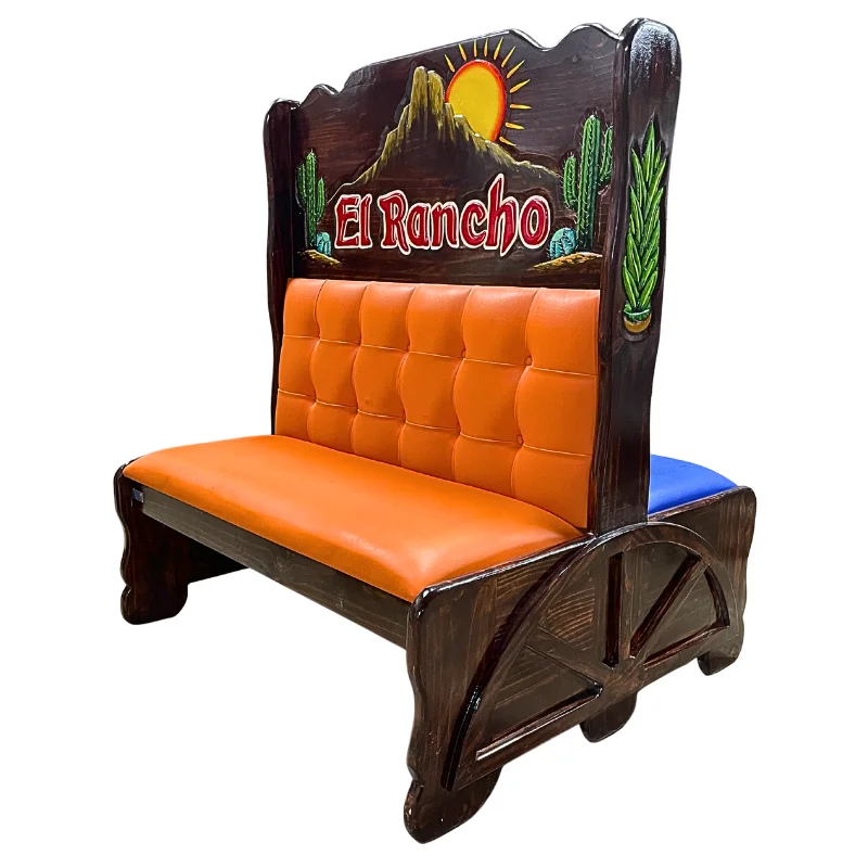Faelo imports - Booths Rusticos Con Logo - El Rancho Booth 01