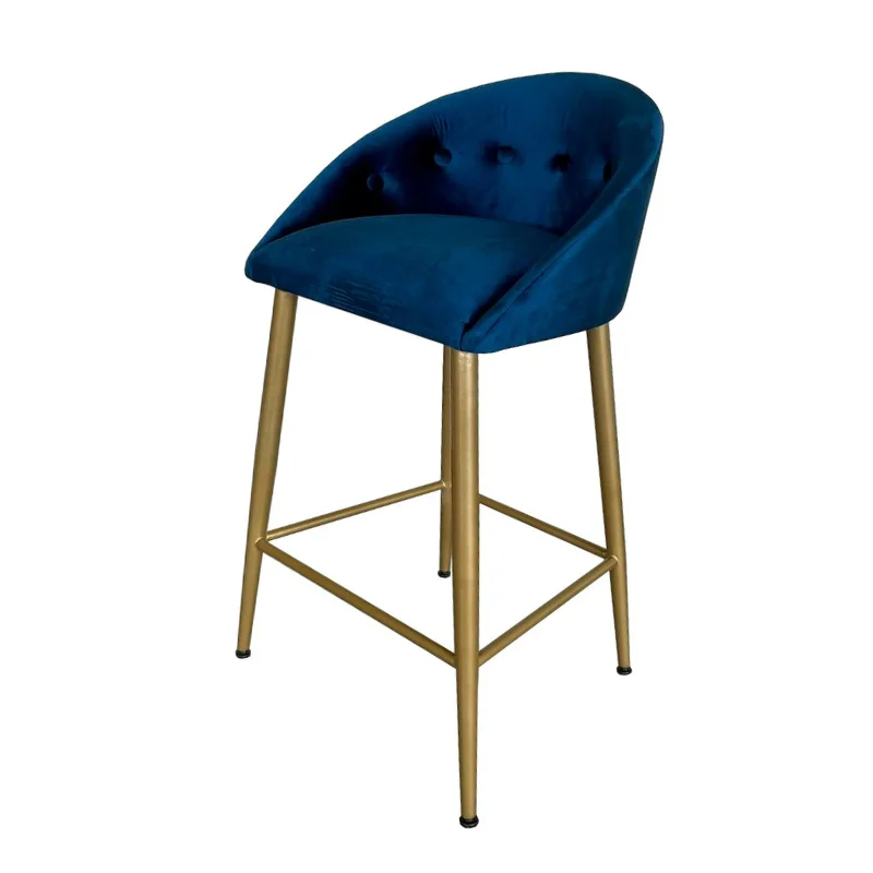 Faelo imports - Sillas de Bar - Terciopelo Azul